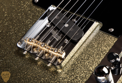 Suhr Eddie’s Guitars Exclusive Roasted Classic T Electric Guitar in Gold Sparkle