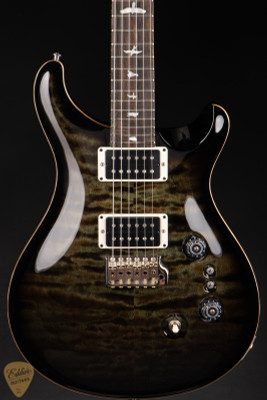 Paul Reed Smith Eddie’s Guitars Wood Library Custom 24-08 Torrefied Maple Neck Electric Guitar in Mash Green Burst