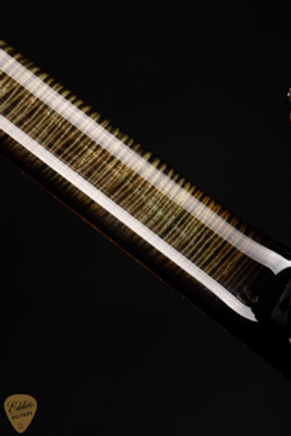 Paul Reed Smith Eddie’s Guitars Wood Library Custom 24-08 Torrefied Maple Neck Electric Guitar in Mash Green Burst