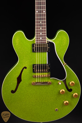 Gibson Custom Shop Made 2 Measure 1959 ES-335 Reissue Gloss Geko Green Sparkle electric guitar
