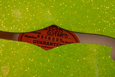 Gibson Custom Shop Made 2 Measure 1959 ES-335 Reissue Gloss Geko Green Sparkle Electric Guitar