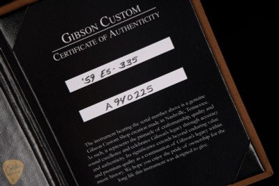 Gibson Custom Shop Made 2 Measure 1959 ES-335 Reissue Gloss Geko Green Sparkle Electric Guitar