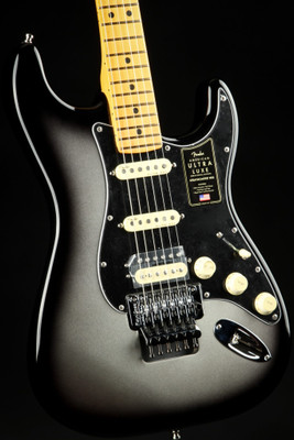 Fender American Ultra Luxe Stratocaster Floyd Rose HSS, Maple - Silverburst/B Stock #US210087829