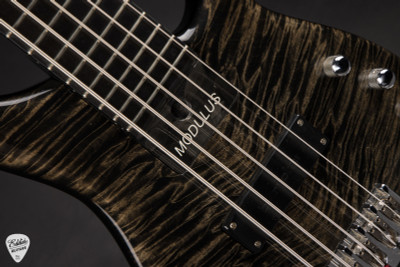 2003 – Modulus Quantum Wide 5 SS Bass Guitar in Trans Black