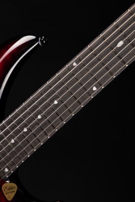 Ernie Ball Music Man BFR Majesty electric guitar in Red Nebula #2/100