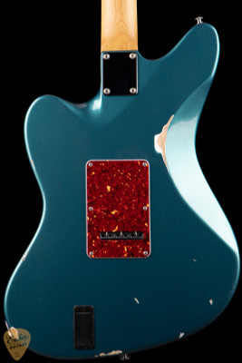 Suhr Eddie’s Guitars Exclusive Roasted Classic JM Antique Electric Guitar in Ocean Turquoise Metallic