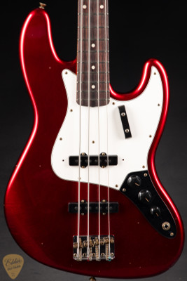 Fender Custom Shop 1964 Jazz Bass Journeyman Candy Apple Red bass guitar