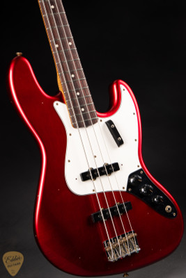 Fender Custom Shop 1964 Jazz Bass Journeyman Candy Apple Red bass guitar