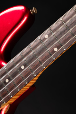 Fender Custom Shop 1964 Jazz Bass Journeyman Candy Apple Red bass guitar