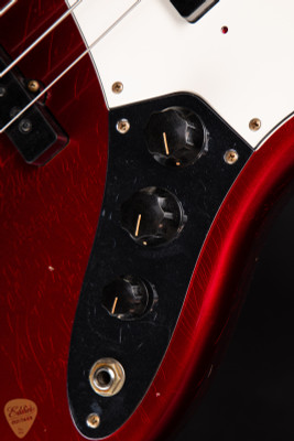 Fender Custom Shop 1964 Jazz Bass Journeyman Candy Apple Red bass guitar