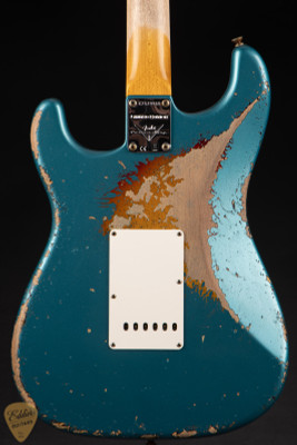 Fender Custom Shop 62 Stratocaster Heavy Relic electric guitar in Ocean Turquoise