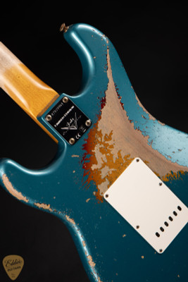 Fender Custom Shop 62 Stratocaster Heavy Relic electric guitar in Ocean Turquoise