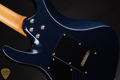 Suhr Modern Roasted electric guitar in Mercedes Blue Metallic
