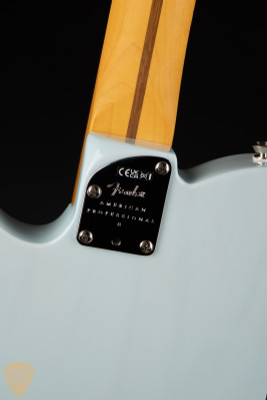 Fender Limited Edition American Professional II Telecaster Thinline electric guitar in Transparent Daphne Blue