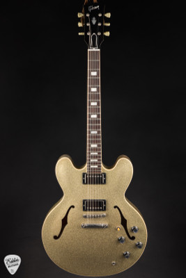 2012 – Gibson Custom Shop 1963 ES-335 Block Reissue Electric Guitar in Gold Sparkle