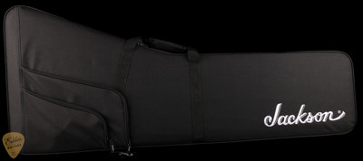 Jackson MJ Series Rhoads RR24MG electric guitar Black with Yellow Pinstripes