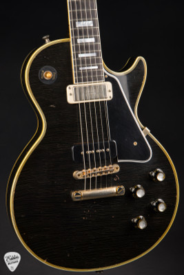 2016 – Gibson Custom Shop Robby Krieger 1954 Les Paul Custom Aged Electric Guitar in Aged Lamp Black