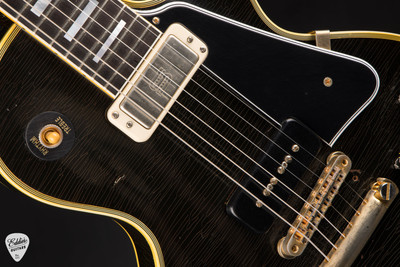 2016 – Gibson Custom Shop Robby Krieger 1954 Les Paul Custom Aged Electric Guitar in Aged Lamp Black