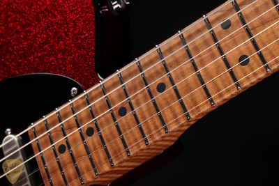 Suhr Eddie's Guitars Exclusive Roasted Classic T - Candy Apple Red Sparkle