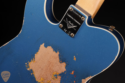 2024 - Fender Custom Shop LTD 60 Telecaster Custom Heavy Relic - Aged Lake Placid Blue over Chocolate 3-Color Sunburst