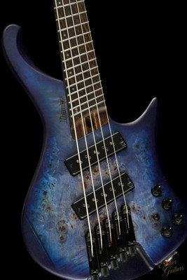 Ibanez EHB1505MS PLF - Pacific Blue Burst Flat #Martin OMJM John Mayer #7123