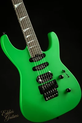 2022 Jackson American Series Soloist SL3, Ebony Fretboard Satin Slime Green Electric Guitar