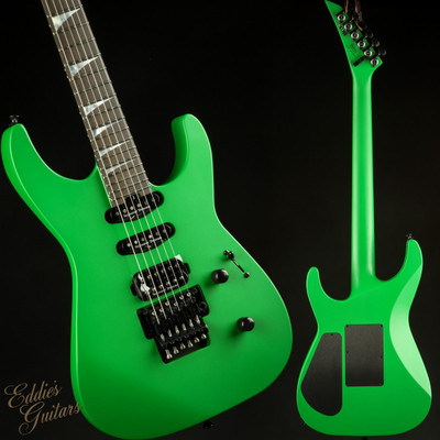 Sale Pending - 2022 - Jackson American Series Soloist SL3, Ebony Fretboard - Satin Slime Green #JAS2202679A