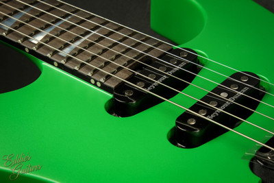 Sale Pending - 2022 - Jackson American Series Soloist SL3, Ebony Fretboard - Satin Slime Green #JAS2202679A