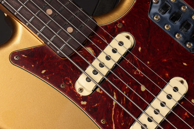 2024 - Fender Custom Shop Journeyman Relic Bass VI - Aged Aztec Gold