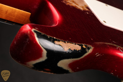 2024 - Fender Custom Shop Limited Edition 62 Stratocaster Heavy Relic - Aged Candy Apple Red over 3-Color Sunburst