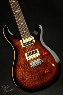 Paul Reed Smith SE Custom 24 - Black Gold Sunburst #CTIE42943