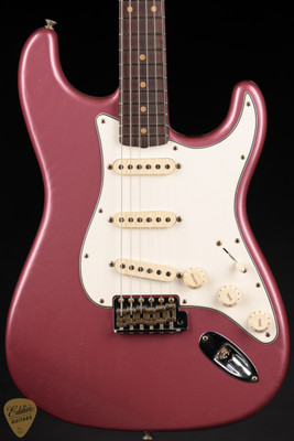 2024 - Fender Custom Shop Eddie's Guitars Exclusive Dealer Select Roasted 1963 Stratocaster Journeyman - Burgundy Mist Metallic
