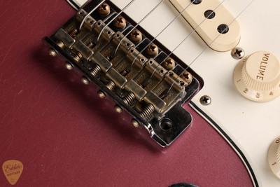 2024 - Fender Custom Shop Eddie's Guitars Exclusive Dealer Select Roasted 1963 Stratocaster Journeyman - Burgundy Mist Metallic