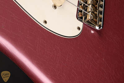 2024 - Fender Custom Shop Eddie's Guitars Exclusive Dealer Select Roasted 1963 Stratocaster Journeyman - Burgundy Mist Metallic