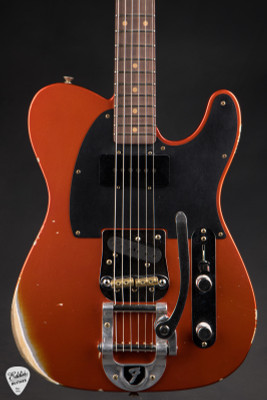 Fender Custom Shop 1960 Telecaster Custom Relic Electric Guitar in Super Aged Candy Tangerine