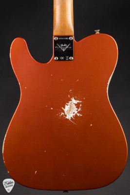 Fender Custom Shop 1960 Telecaster Custom Relic Electric Guitar in Super Aged Candy Tangerine