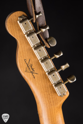 Fender Custom Shop 1960 Telecaster Custom Relic Electric Guitar in Super Aged Candy Tangerine
