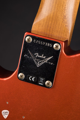 Fender Custom Shop 1960 Telecaster Custom Relic Electric Guitar in Super Aged Candy Tangerine