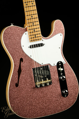 2023 - Suhr Eddie's Guitars Exclusive Custom Classic T Roasted - Rose Gold Sparkle #72293