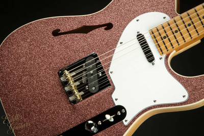 2023 - Suhr Eddie's Guitars Exclusive Custom Classic T Roasted - Rose Gold Sparkle #72293