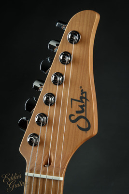 2023 - Suhr Eddie's Guitars Exclusive Custom Classic T Roasted - Ice Blue Sparkle #72291