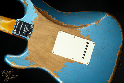 Fender Custom Shop Limited Edition Red Hot Stratocaster Super Heavy Relic - Super Faded Aged Lake Placid Blue