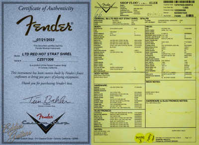 Fender Custom Shop Limited Edition Red Hot Stratocaster Super Heavy Relic - Super Faded Aged Lake Placid Blue