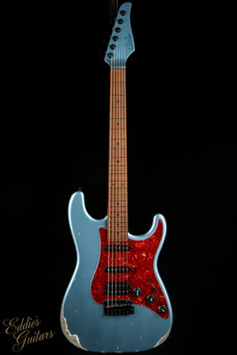 2023 - Suhr Eddie's Guitars Exclusive Classic S Antique Roasted - Ice Blue Metallic #74364