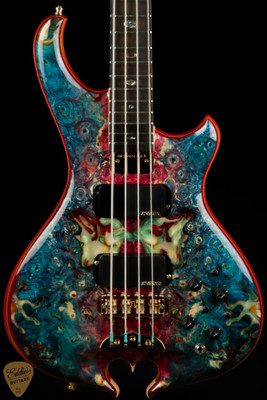 Alembic Mark King Signature Deluxe - Buckeye Burl Resin Top