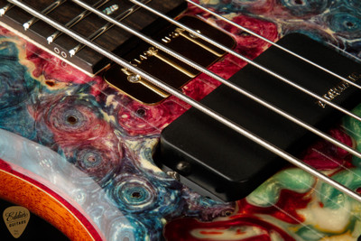 Alembic Mark King Signature Deluxe - Buckeye Burl Resin Top