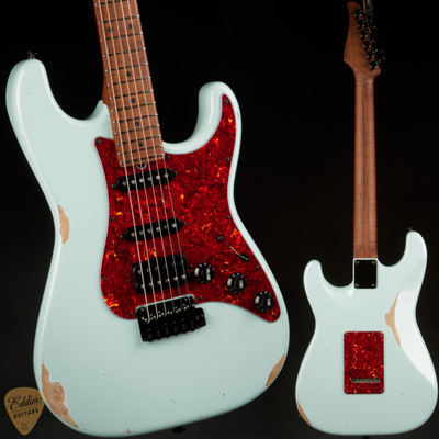 2023 - Suhr Eddie's Guitars Exclusive Classic S Antique Roasted - Sonic Blue #74373