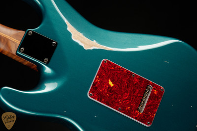 2023 - Suhr Eddie's Guitars Exclusive Classic S Antique Roasted - Ocean Turquoise Metallic #74366