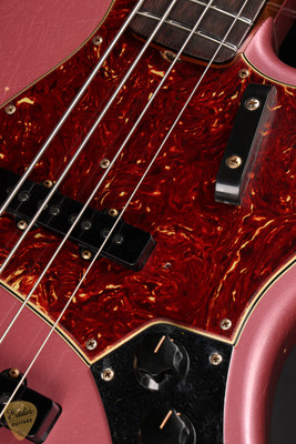 2024 - Fender Custom Shop 1964 Jazz Bass Journeyman - Burgundy Mist Metallic