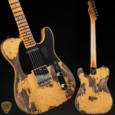 Fender Custom Shop LTD 1950 Double Esquire Super Heavy Relic - Aged Nocaster Blonde